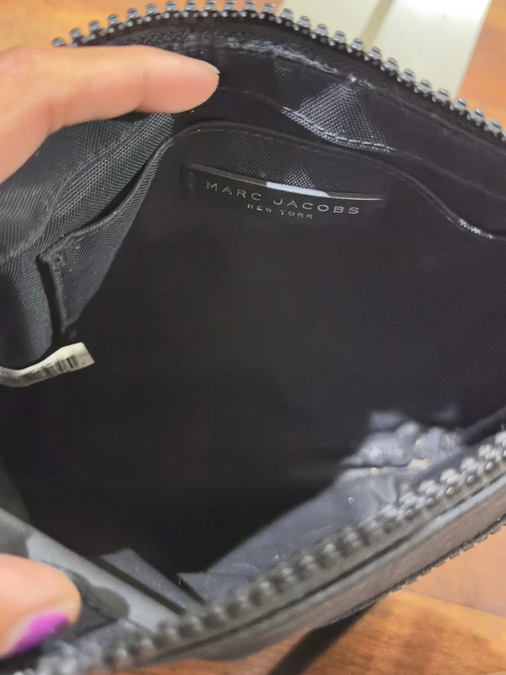 Marc Jacobs Black Nylon Slim Crossbody Bag